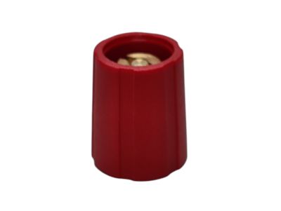 Laitenuppi, nylon 3,175mm/11mm punainen