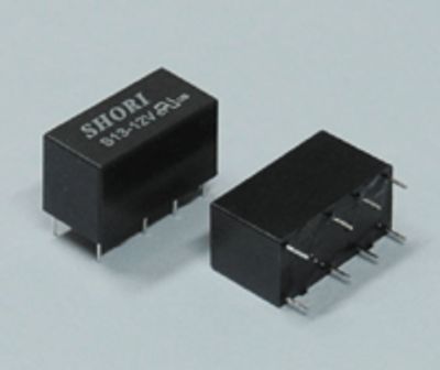 Piirikorttirele 2-vaihtokosketinta 12Vdc 2A