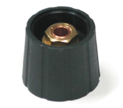 Laitenuppi, nylon 6mm/21mm musta