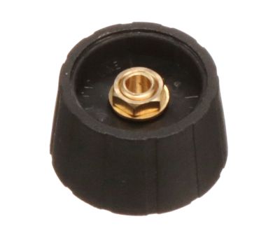 Laitenuppi, nylon 6,35mm/29mm musta