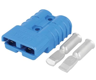 Latauspistoke 2-napainen 48V 175A sininen