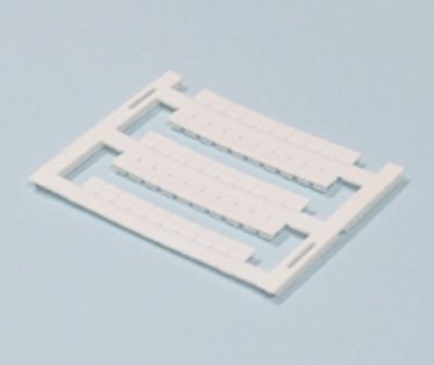 Merkintäpala 5mm riviliittimille tyhjä 50kpl