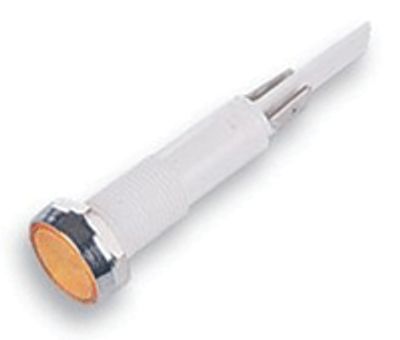 Hohtolamppukaluste 10mm 250Vac keltainen