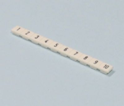 Merkintäsarja 6mm riviliittimille 1-10 5kpl
