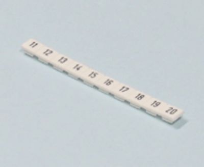 Merkintäsarja 6mm riviliittimille 11-20 5kpl