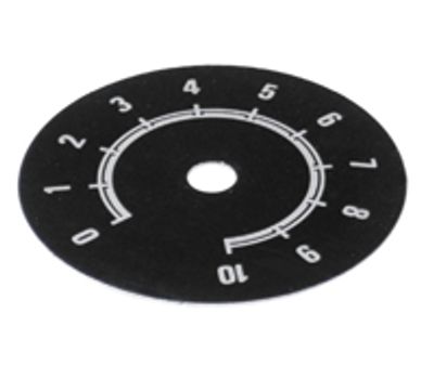 Asteikkolevy 0-10 80mm musta Asteikkolevy 0-10 80mm musta