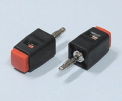 Johdinpikaliitäntä 4mm banaanihylsyyn 16A punainen