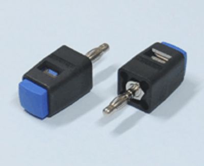 Johdinpikaliitäntä 4mm banaanihylsyyn 16A sininen