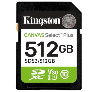 Muistikortti Secure Digital (SD/XC) 512Gb (class 10/UHS-1)