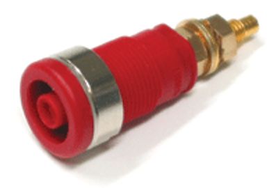 Turvabanaanihylsy 4mm punainen