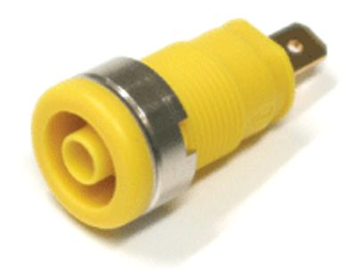 Turvabanaanihylsy 4mm keltainen