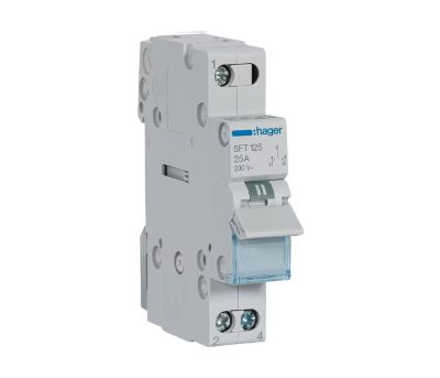 Vipukytkin DIN-kiskoon 1xON-OFF-ON 25A 230Vac