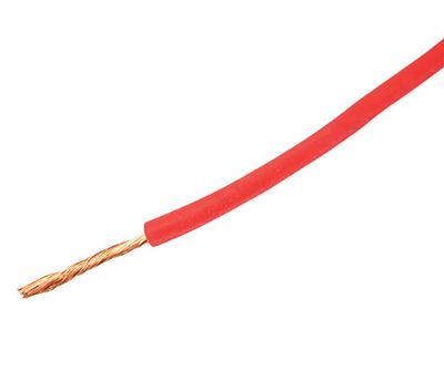 Silikonikaapeli 0,25mm² punainen