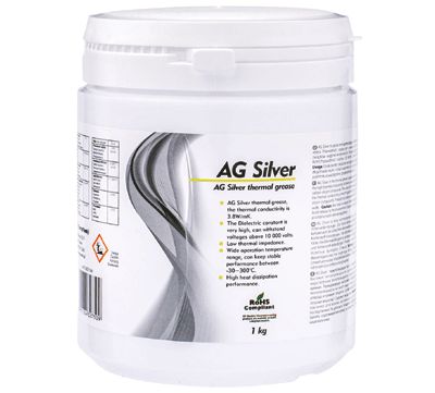 Lämpöjohde "hopeatahna" 3,8W/mK 1kg (ART.AGT-149)