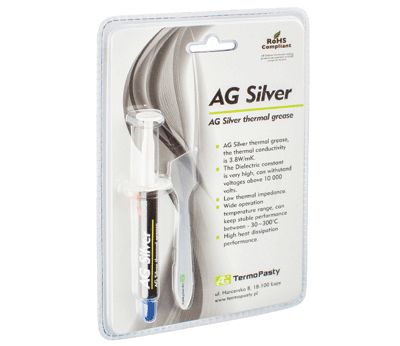 Lämpöjohde "hopeatahna" 3,8W/mK 3g