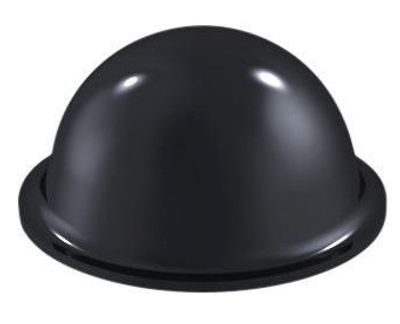 Kumitassu tarrakiinnityksellä 19x9,4mm musta