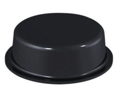 Kumitassu tarrakiinnityksellä 20x6,2mm musta