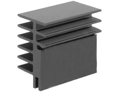 Jäähdytyslevy 5,6°K/W 37,5x45x30mm musta (SK481-37,5SA) *