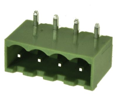 Piirilevyliitin kulma 4-nap. R-5,08