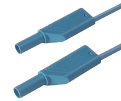 4mm turvabanaanimittajohto PVC 200cm sininen