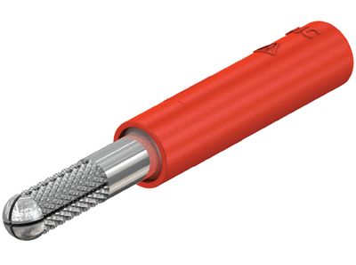 Turvabanaanihylsyadapteri 4mm punainen (24.0163-22) Turvabanaanihylsyadapteri 4mm punainen (24.0163-22)