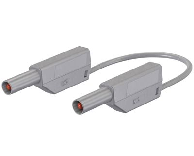 4mm turvabanaanimittajohto PVC 150cm harmaa