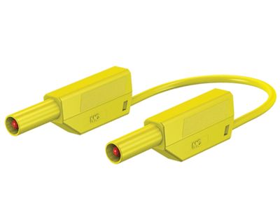 4mm turvabanaanimittajohto PVC 50cm keltainen