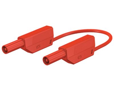 4mm turvabanaanimittajohto PVC 100cm punainen