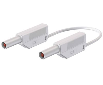 4mm turvabanaanimittajohto PVC 100cm valkoinen