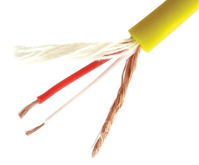 Mikrofonikaapeli 2x0,22mm² keltainen *