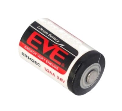 Litium-paristo 3,6V 1/2AA 1200mAh (ER14250 S/STD)