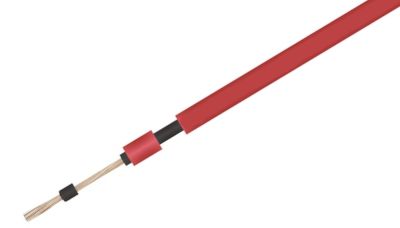 Kytkentäjohto 1500Vdc 10,0mm² punainen (H1Z2Z2-K)