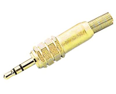 Stereoplugi 2,5mm metalli/kullattu (RM-558C/G) *