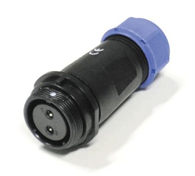 Vesitiivis jatkopistoke IP68 2-nap. naaras