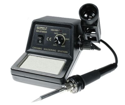 Säädettävä juotinasema antistaattinen 50W