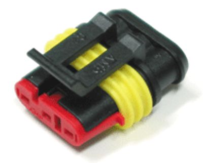 Liitinrunko SuperSeal-sarja naaraskoskettimille 3-nap. (282087-1)