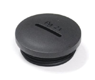 Sulkutulppa muovi PG21 musta