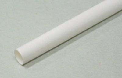 Kutistemuovi 6,4mm valkoinen 1m