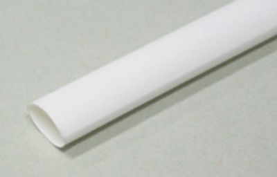 Kutistemuovi 9,5mm valkoinen 1m