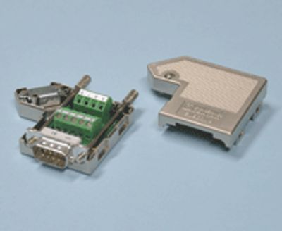 D-liitin SUBCON 9-nap. uros ruuviliitäntä