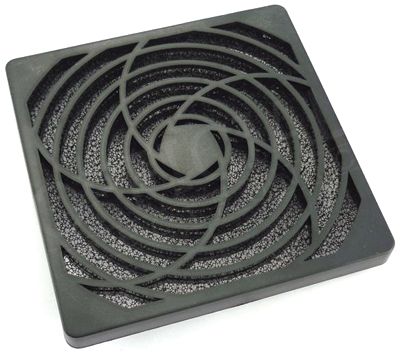 Suodatinyksikkö laitetuulettimelle 92x92mm