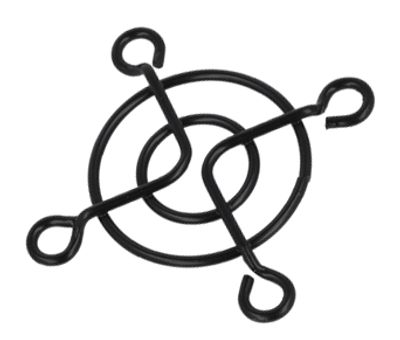 Sormisuoja 40x40mm metalli musta