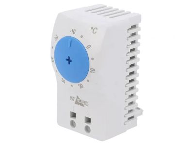 Säädettävä termostaatti sulkeutuva -10...+50°C 10A 250Vac