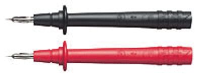 Mittauspuikkopari 4mm turvabanaaniliittimille, punainen/musta