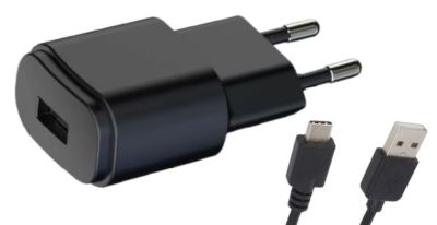 USB-teholähde 5Vdc 2A 10W USB-C musta