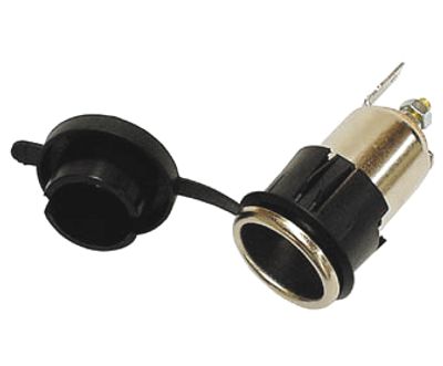 Tupakansytytinrunkoliitin Snap-In -kiinnitys 12-24Vdc 6A *