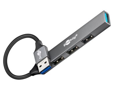 USB-keskitin 1-portti USB 3.2 / 3-porttia USB 2.0