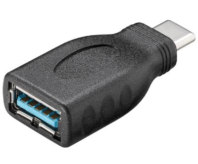 USB-liitinadapteri USB-C-uros/USB-A-naaras OTG