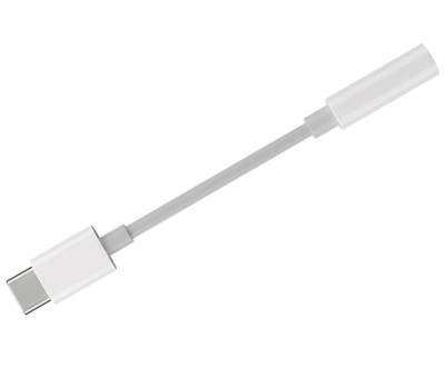 USB-C-audioliitäntäkaapeli 4-nap. 0,09m valkoinen USB-C-audioliitäntäkaapeli 4-nap. 0,09m valkoinen