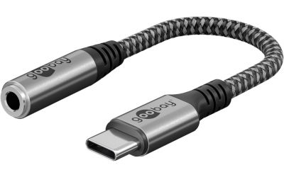 USB-C-audioliitäntäkaapeli 0,15m
